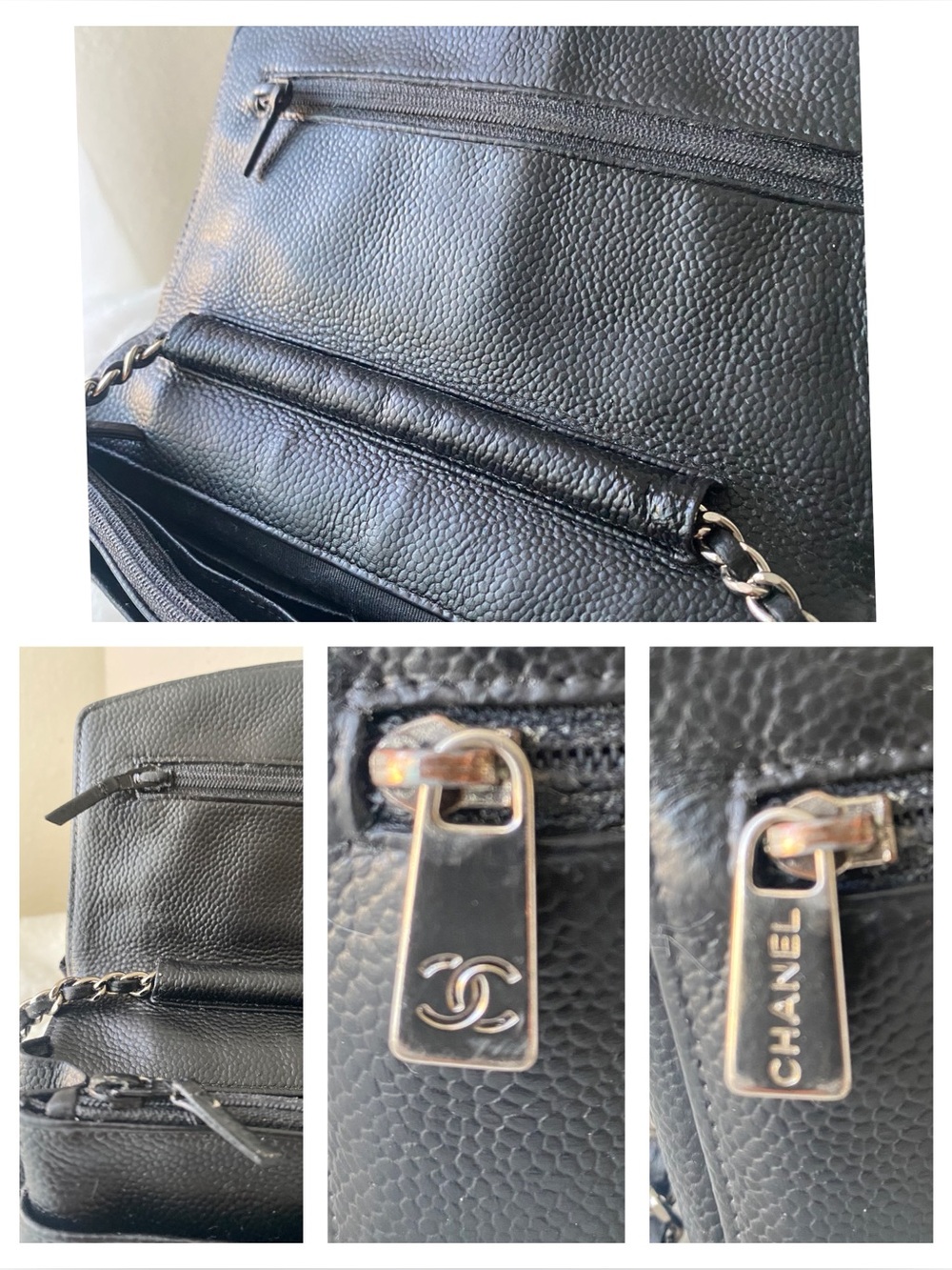 ❤️ CHANEL Caviar Timeless CC Wallet on Chain - Picture 6 of 17